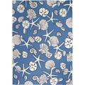 Homefires 5 X 7 Ft. Serenity At Sea Indoor Outdoor Area Rug, Blue PPS-GC001E